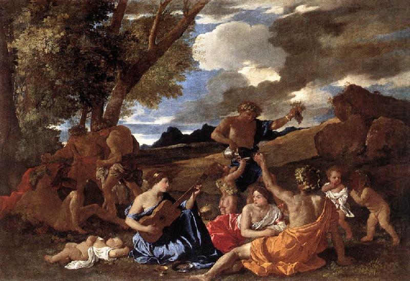 Bacchanal: the Andrians af, POUSSIN, Nicolas